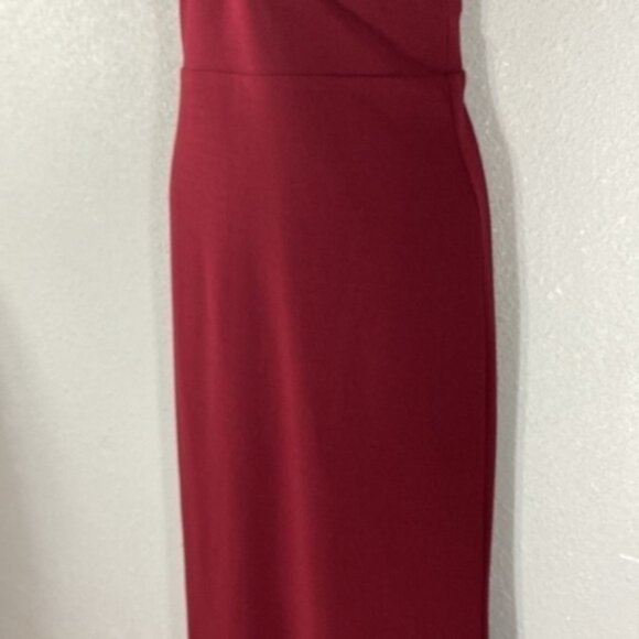 Lulu’s Perfect Opportunity Burgundy Ruffle Strap Formal Maxi Dress Medium M HH8 - Picture 8 of 12